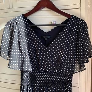 Little black dress (with polka dots!)